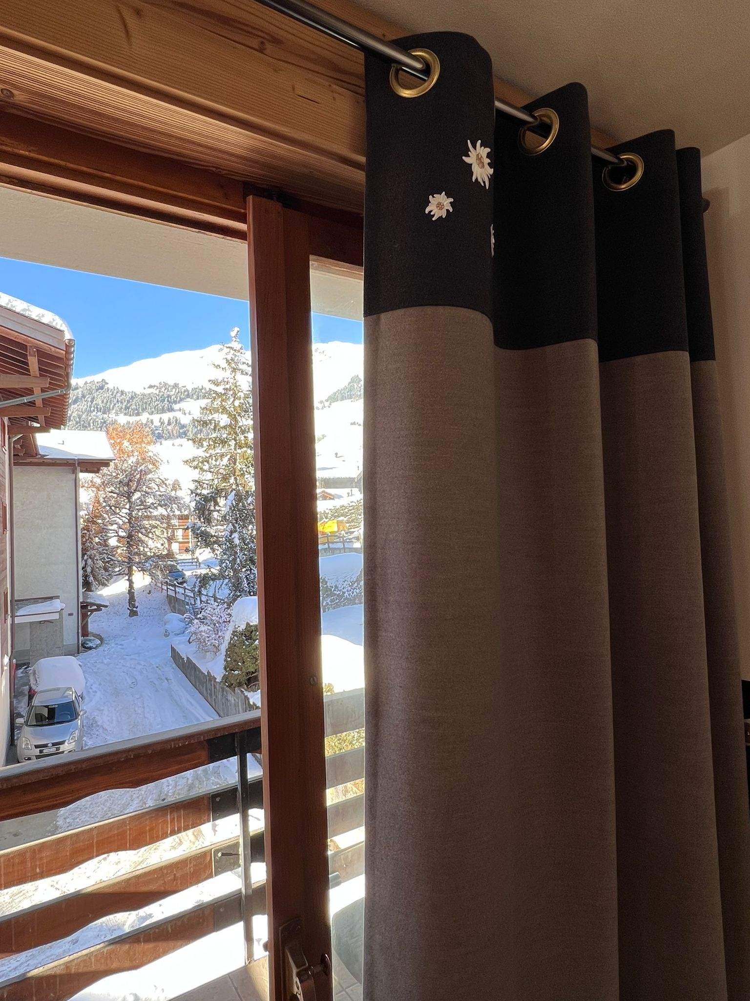 Verbier, rideaux - Après