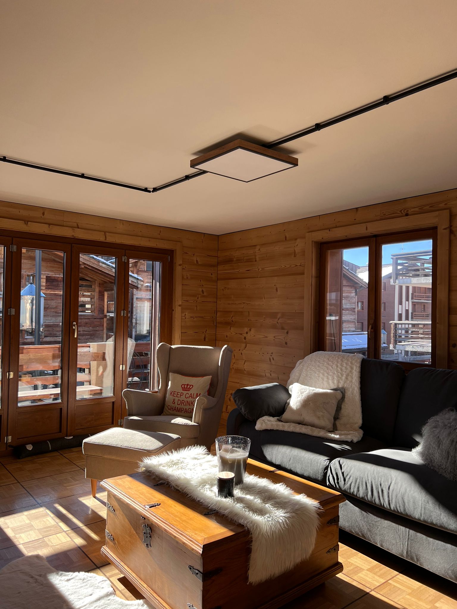Verbier, salon - Après